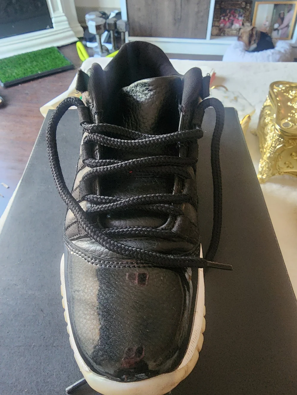 Jordan Air Jordan 11 Retro Low GS in Black and White